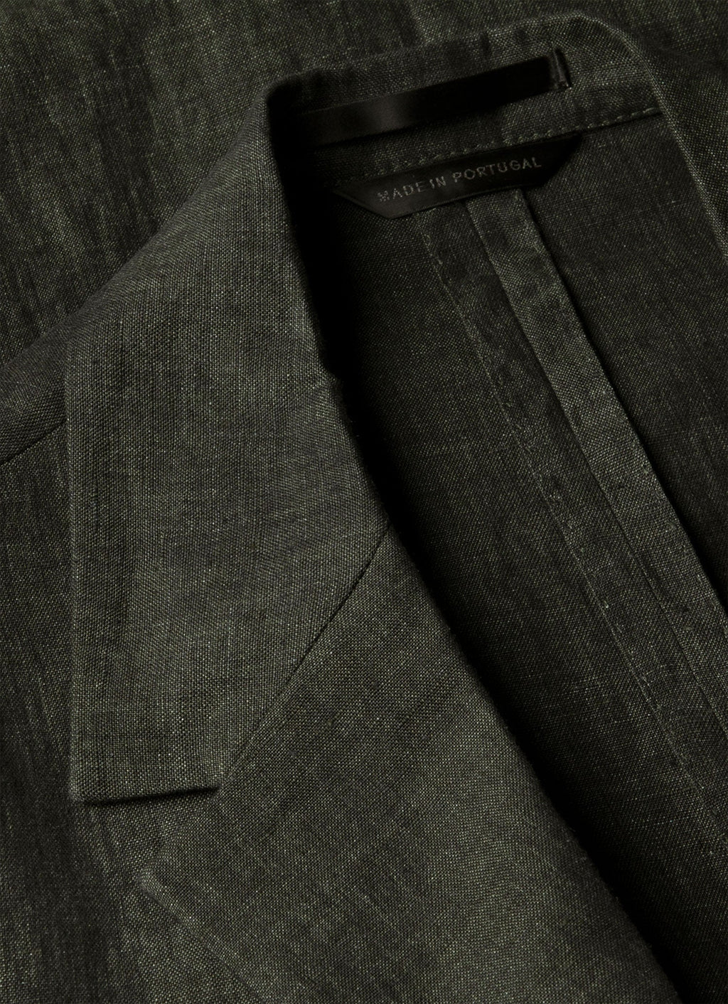 Men's Linen Two-Piece Suit in Forest