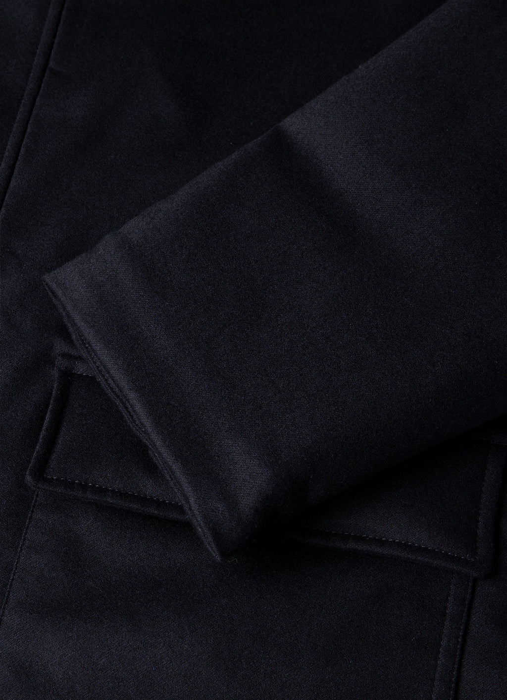 Men's Wool Cashmere Field Jacket in Navy