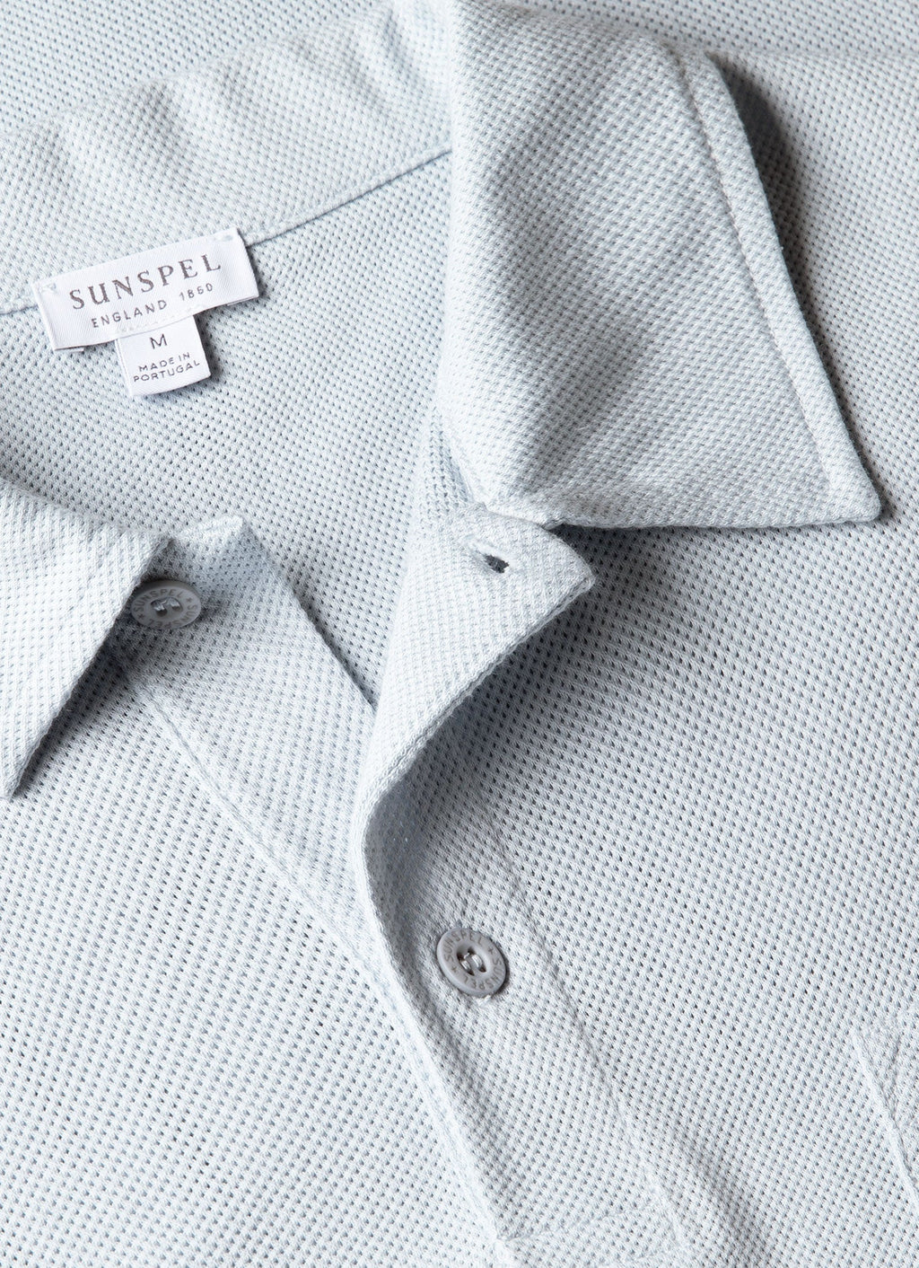 Men's Riviera Polo Shirt in Pastel Blue