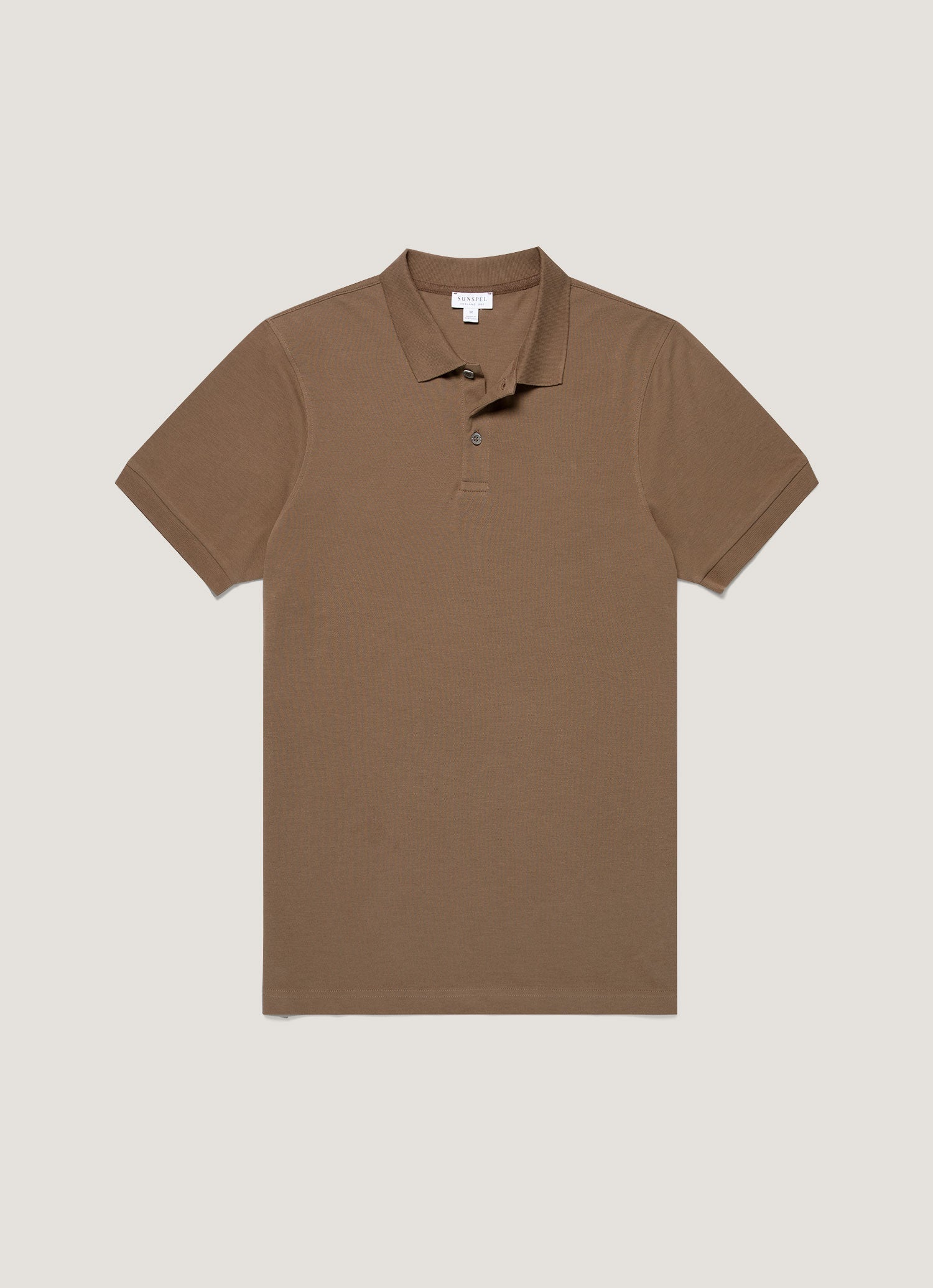 Men's Piqu¨¦ Polo Shirt in Dark Cedar