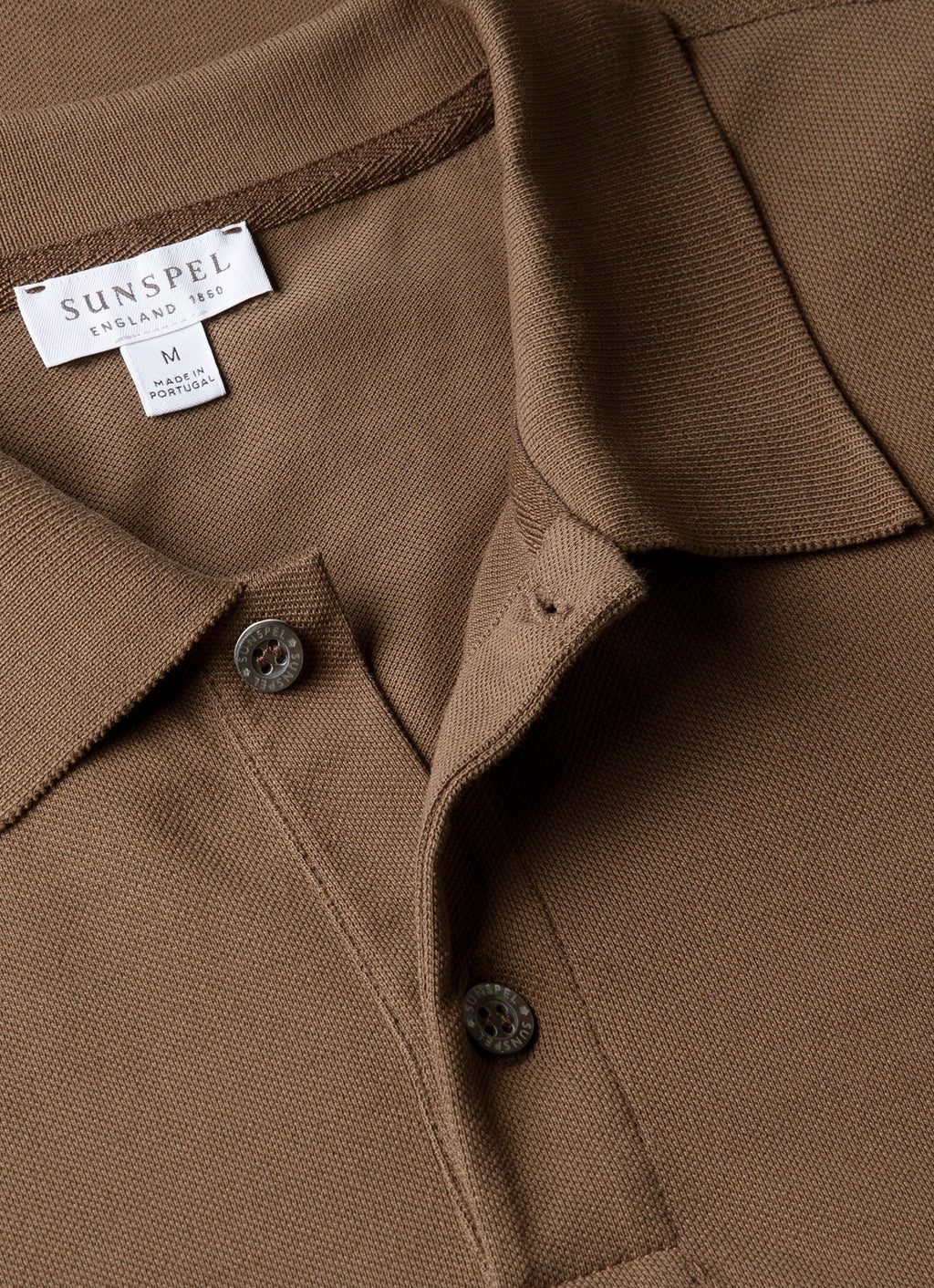 Men's Piqu¨¦ Polo Shirt in Dark Cedar