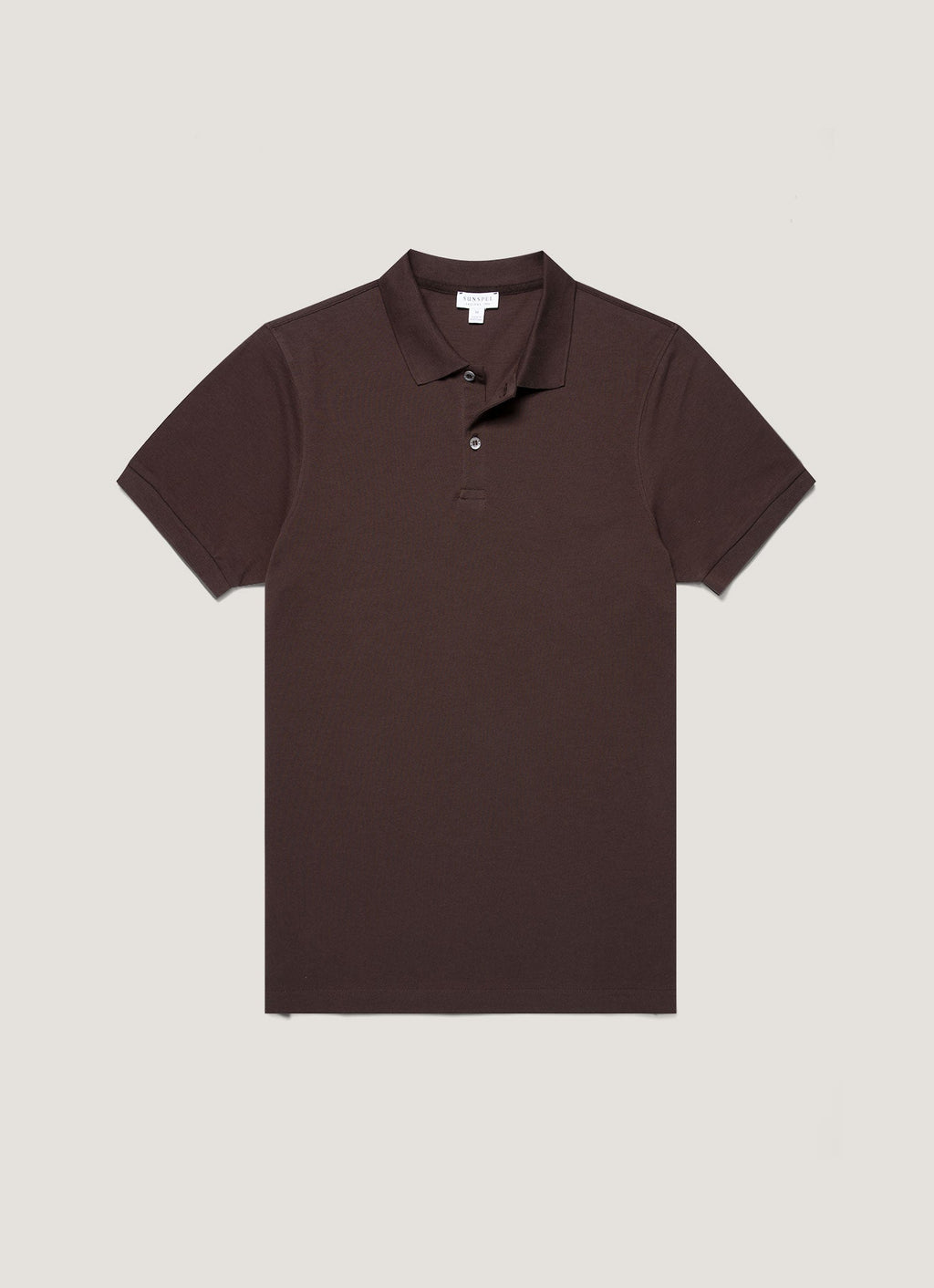 Men's Piqu¨¦ Polo Shirt in Dark Chocolate