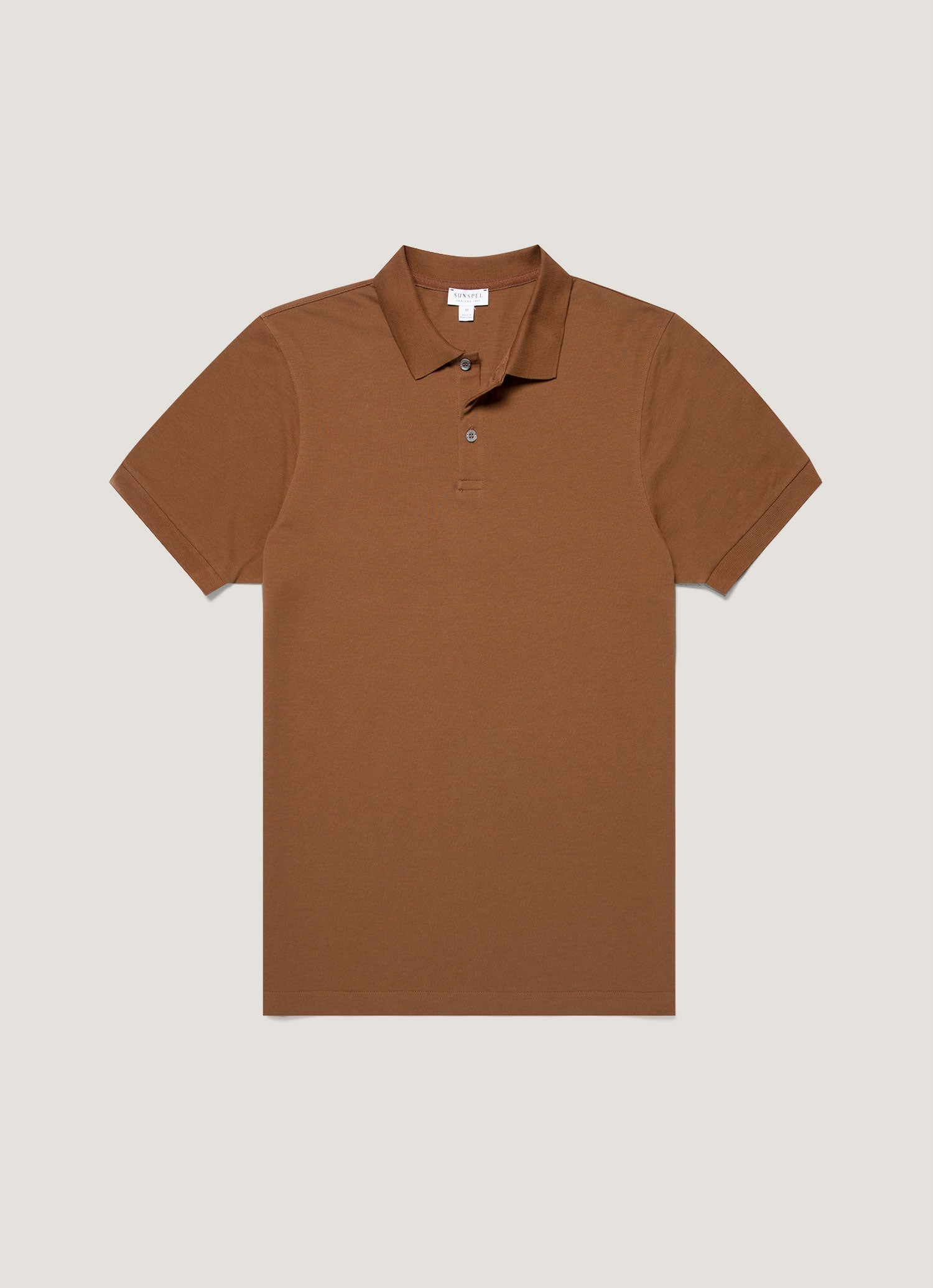 Men's Piqu¨¦ Polo Shirt in Bronze