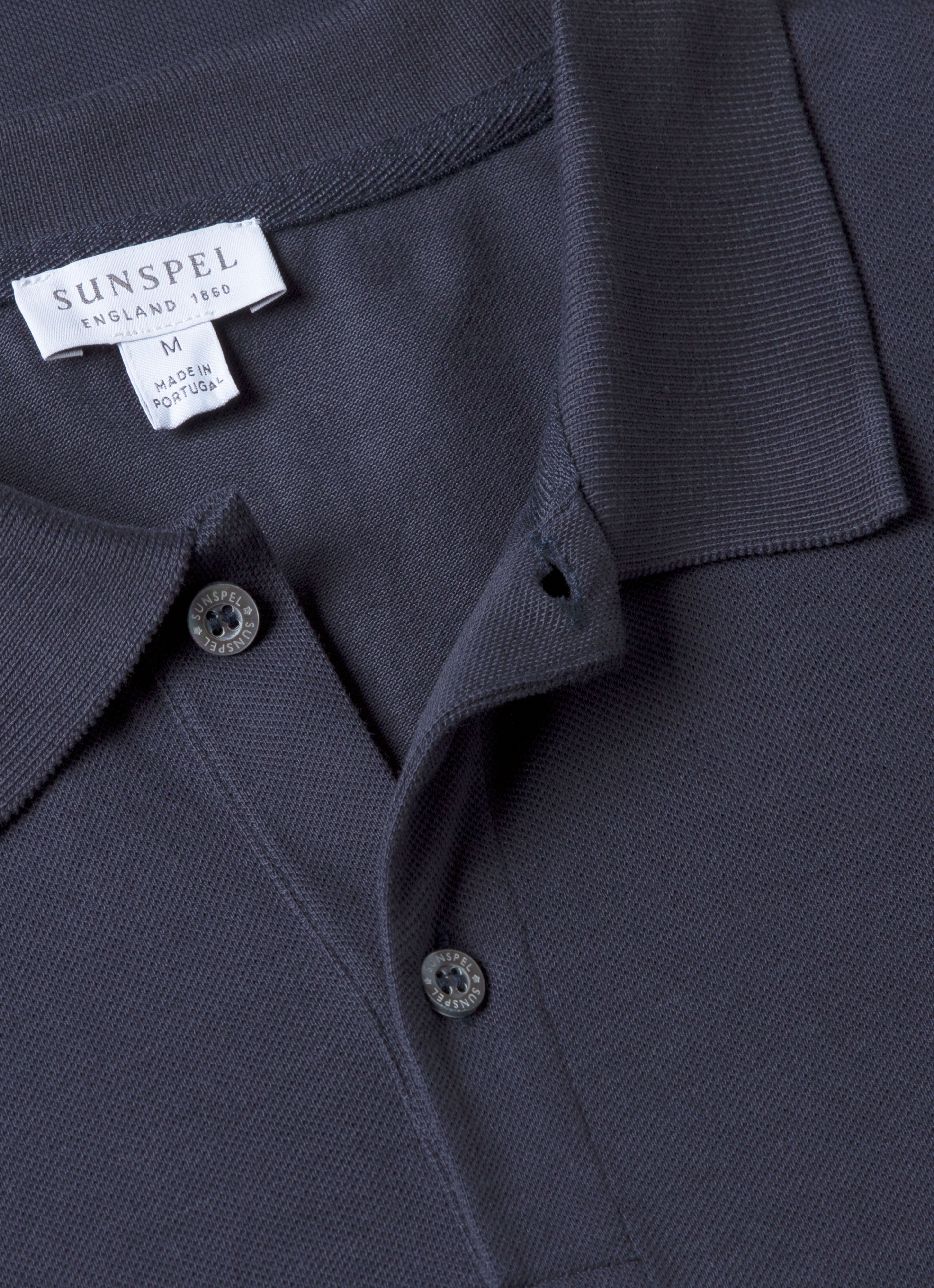 Men's Piqu¨¦ Polo Shirt in Navy