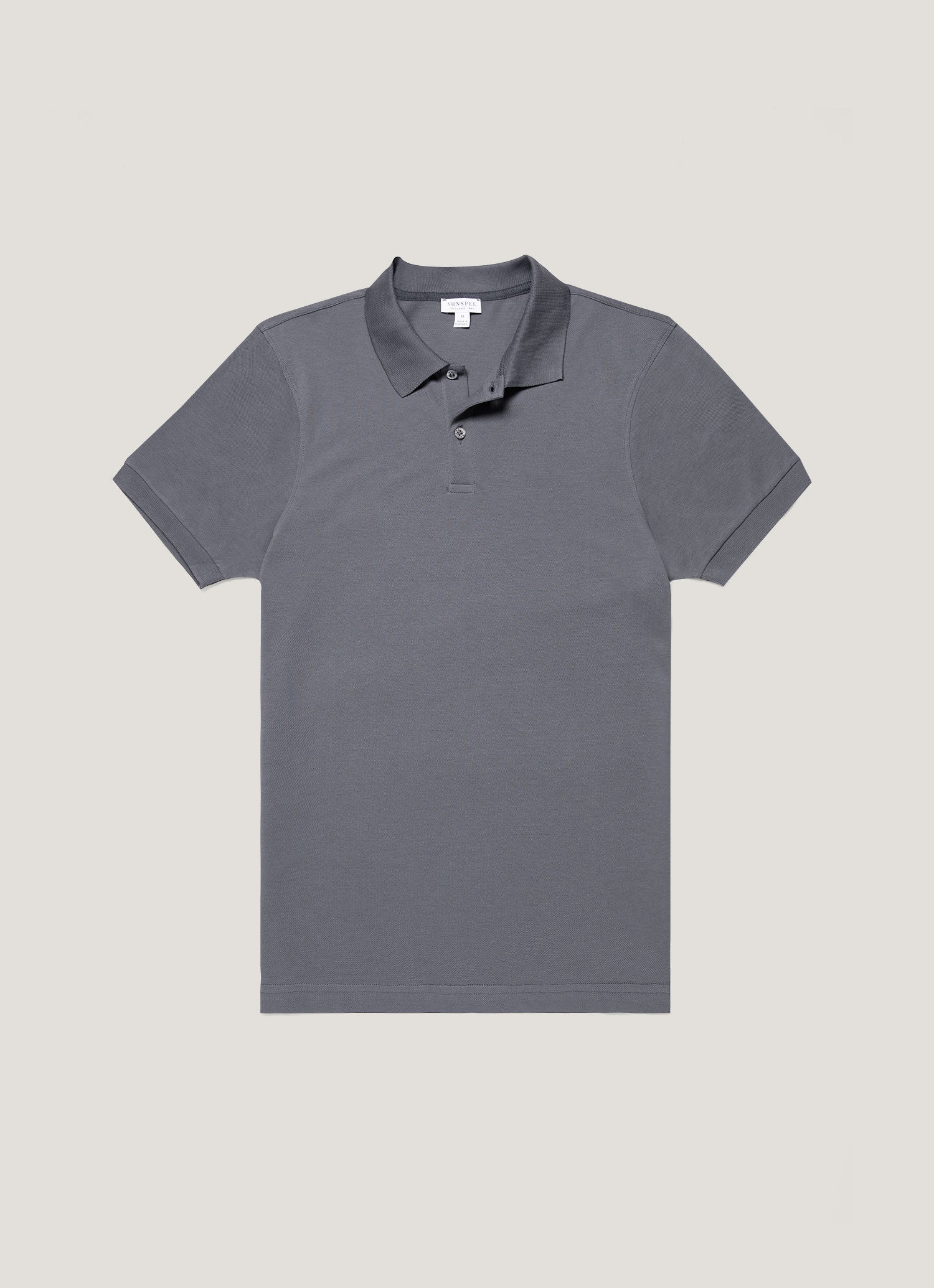 Men's Piqu¨¦ Polo Shirt in Slate Blue