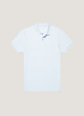 Men's Piqu¨¦ Polo Shirt in Pastel Blue