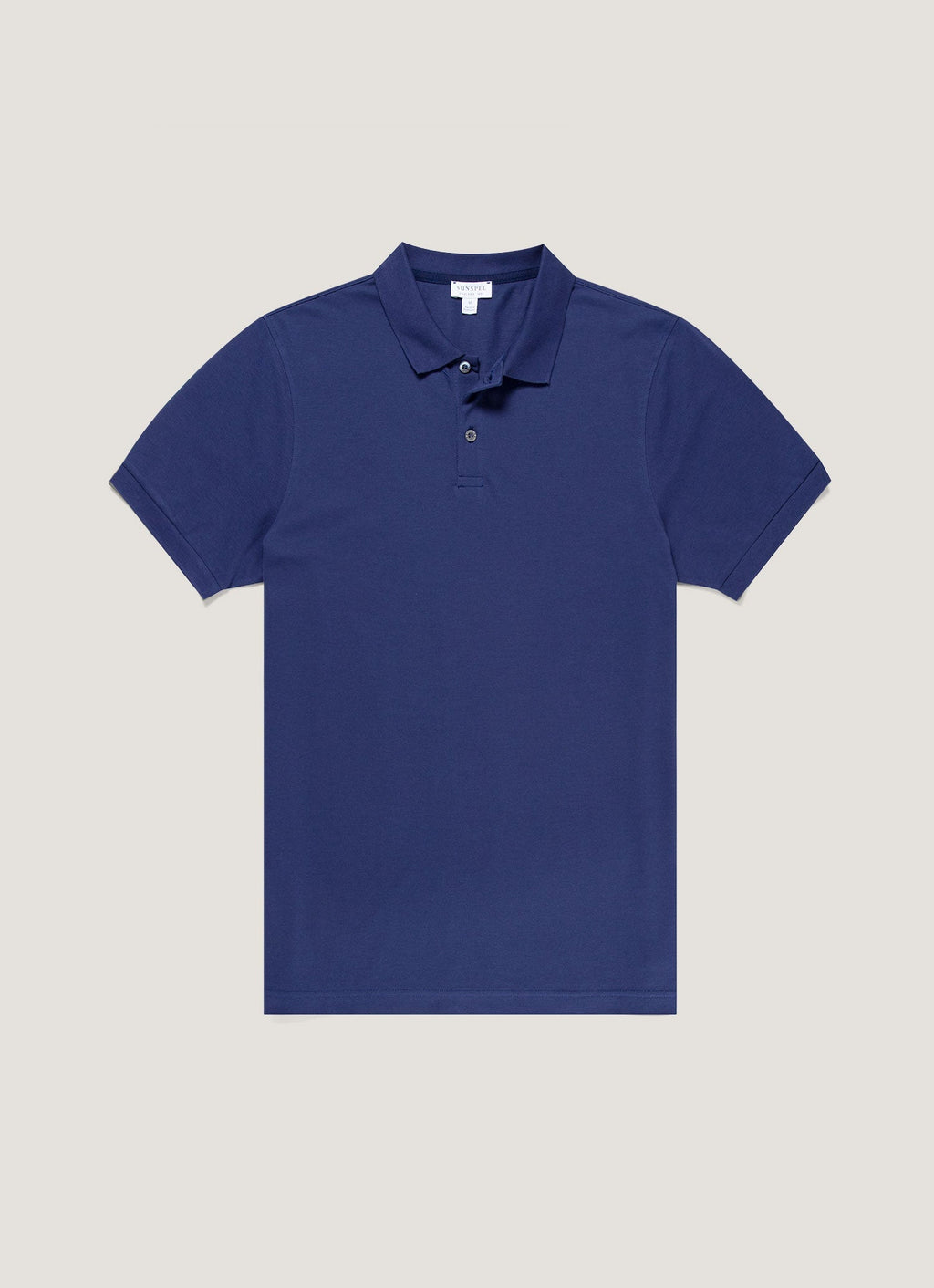 Men's Piqu¨¦ Polo Shirt in Ink Blue