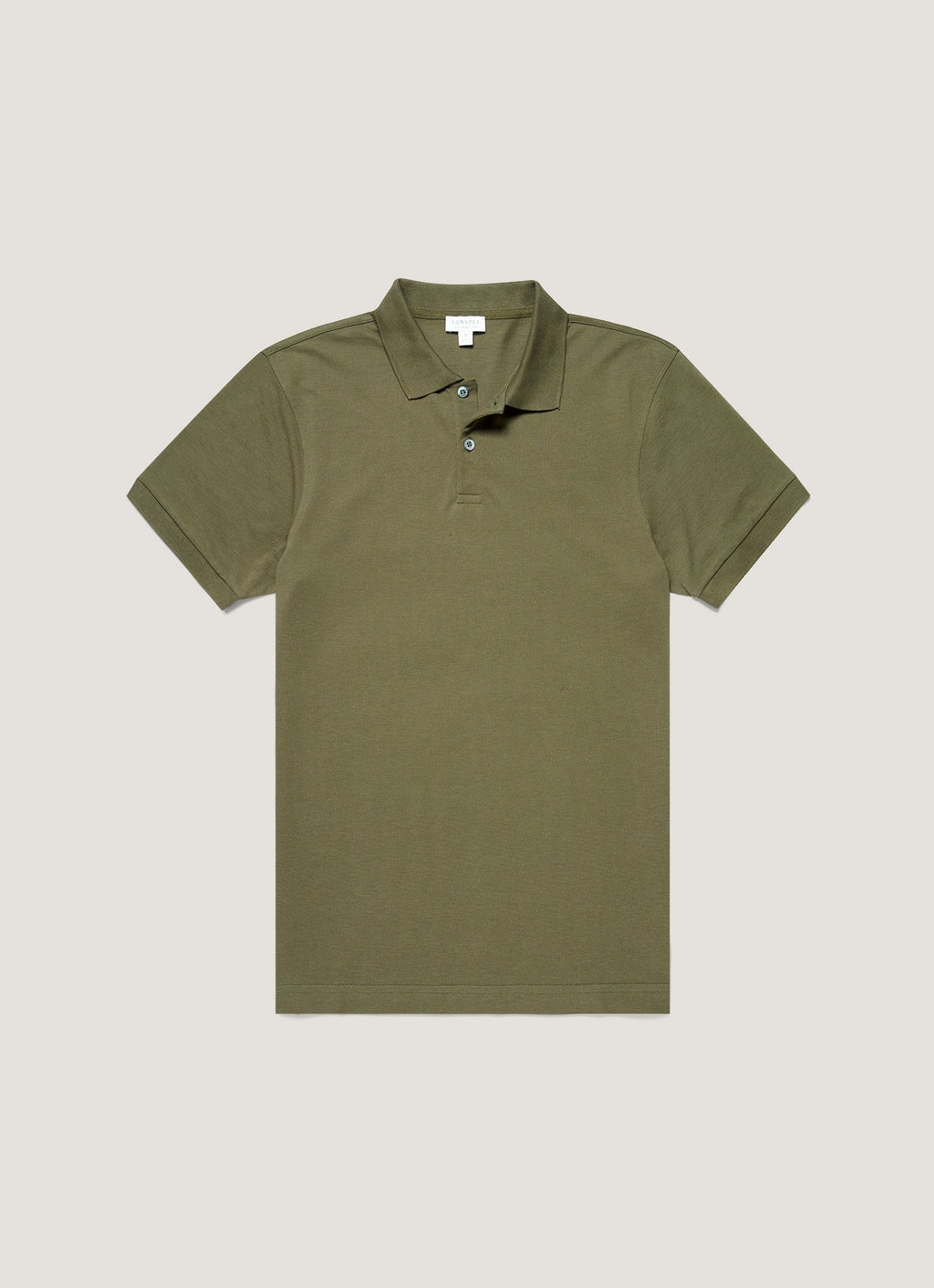 Men's Piqu¨¦ Polo Shirt in Khaki