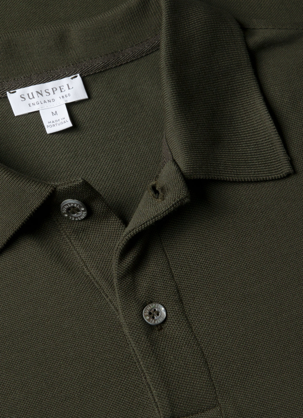 Men's Piqu¨¦ Polo Shirt in Dark Green