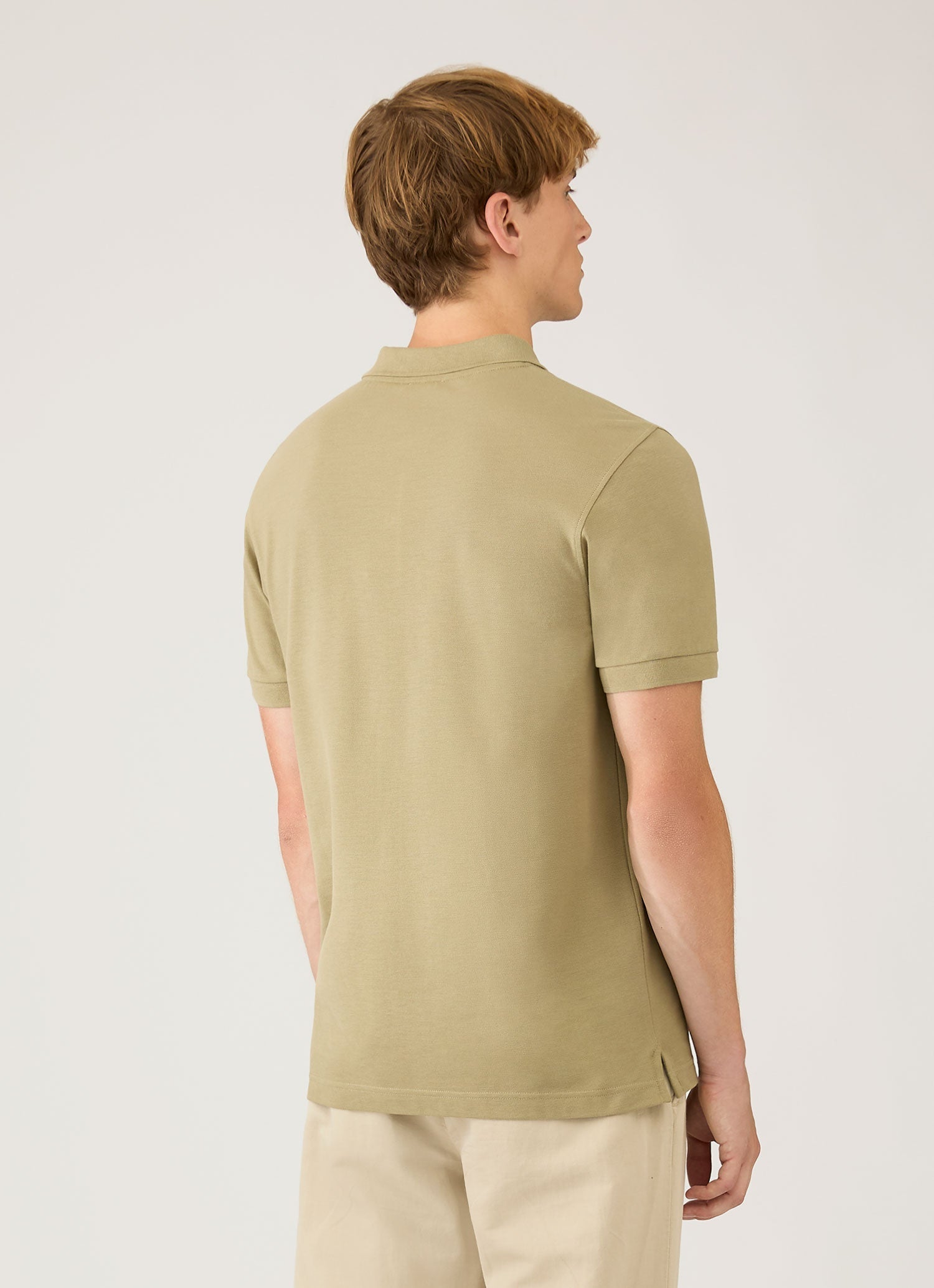 Men's Piqu¨¦ Polo Shirt in Pistachio