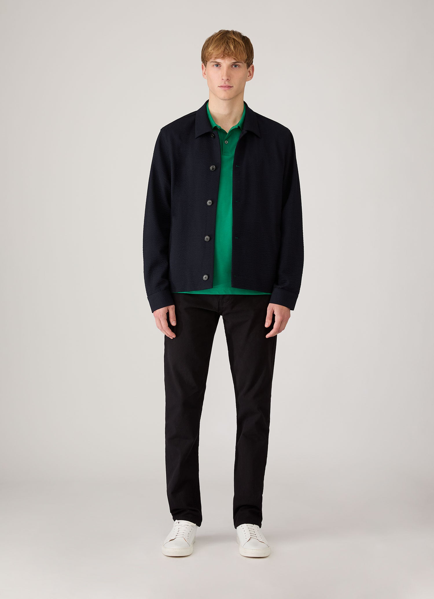 Men's Piqu¨¦ Polo Shirt in Bright Green