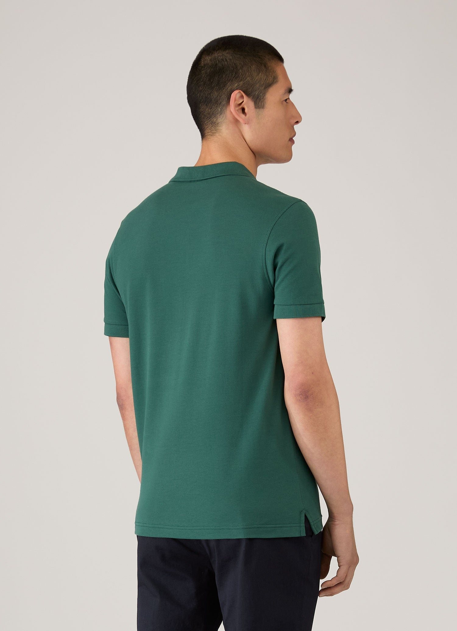 Men's Piqu¨¦ Polo Shirt in Forest