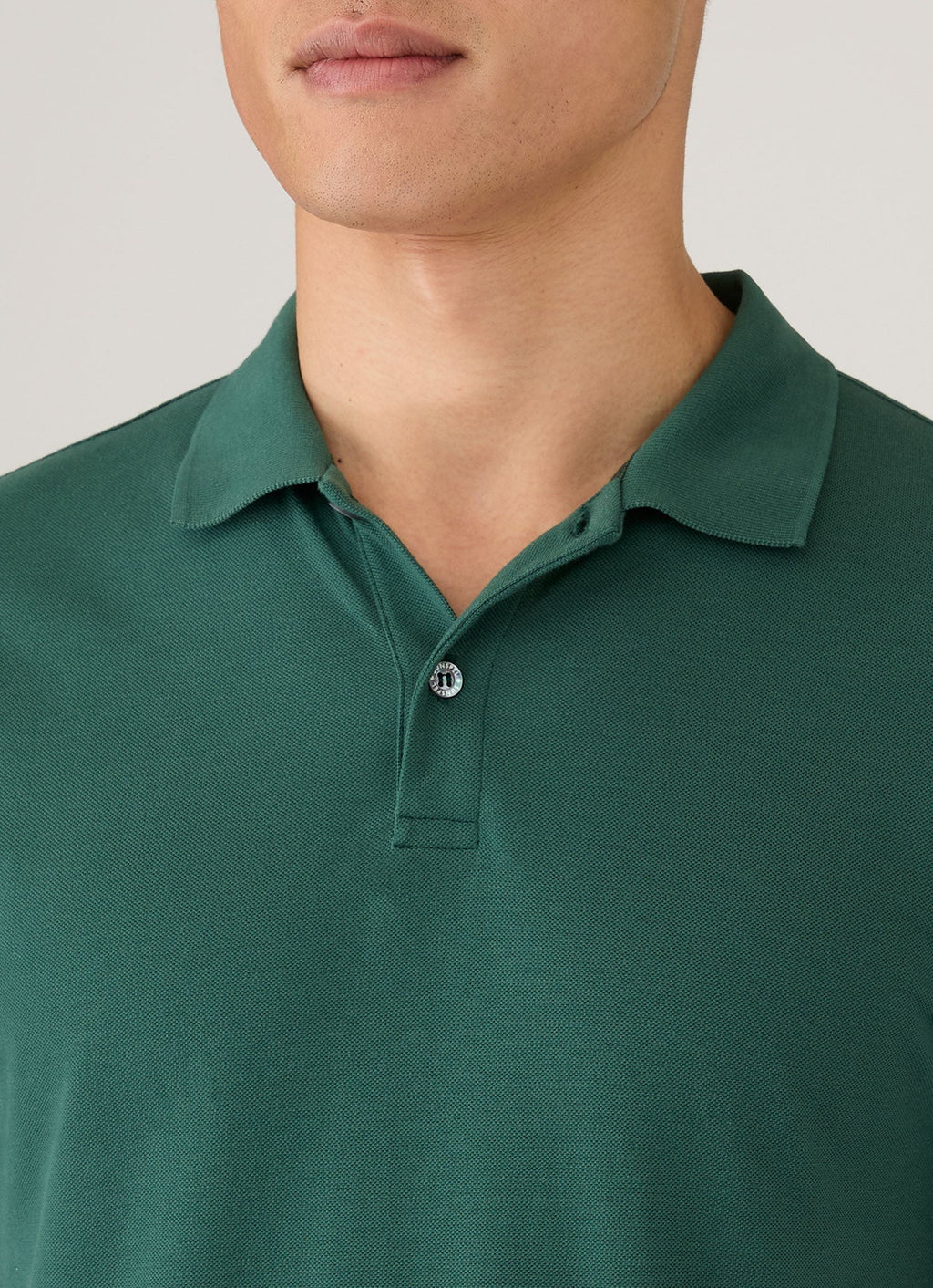 Men's Piqu¨¦ Polo Shirt in Forest