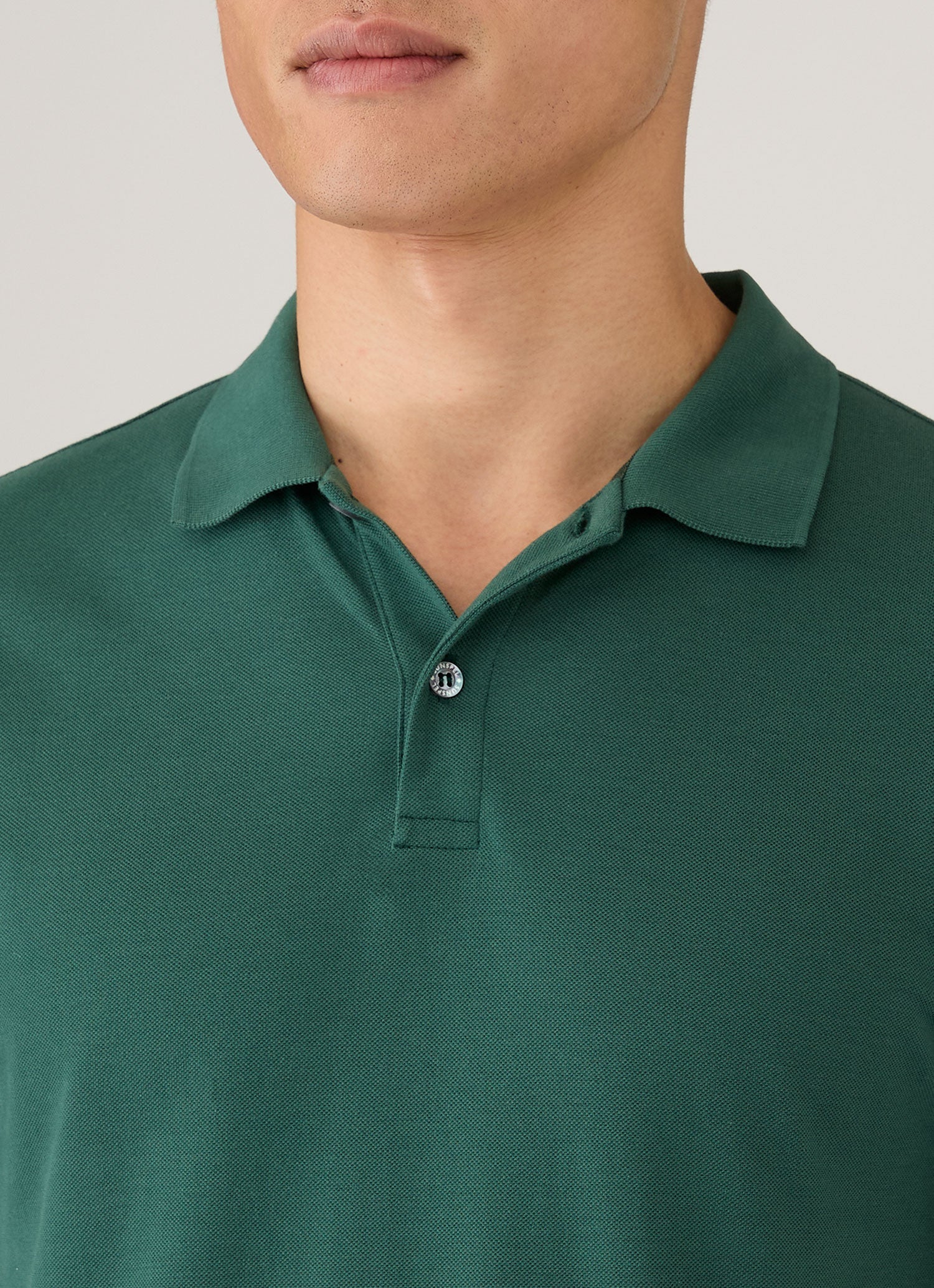 Men's Piqu¨¦ Polo Shirt in Forest
