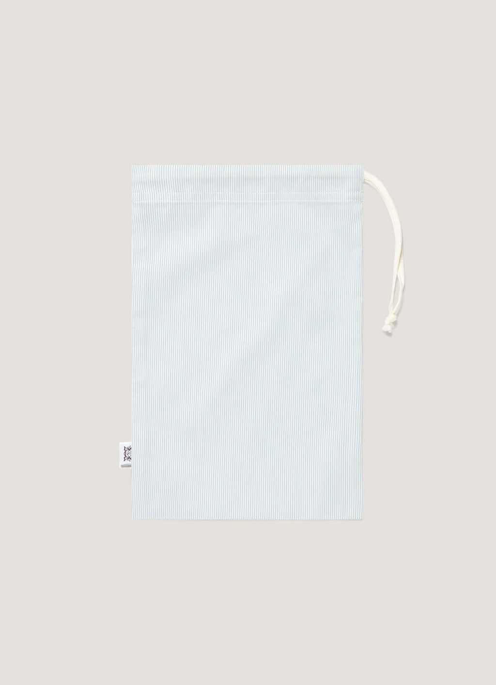 Men's Drawstring Swim Shorts in Sky Blue/White