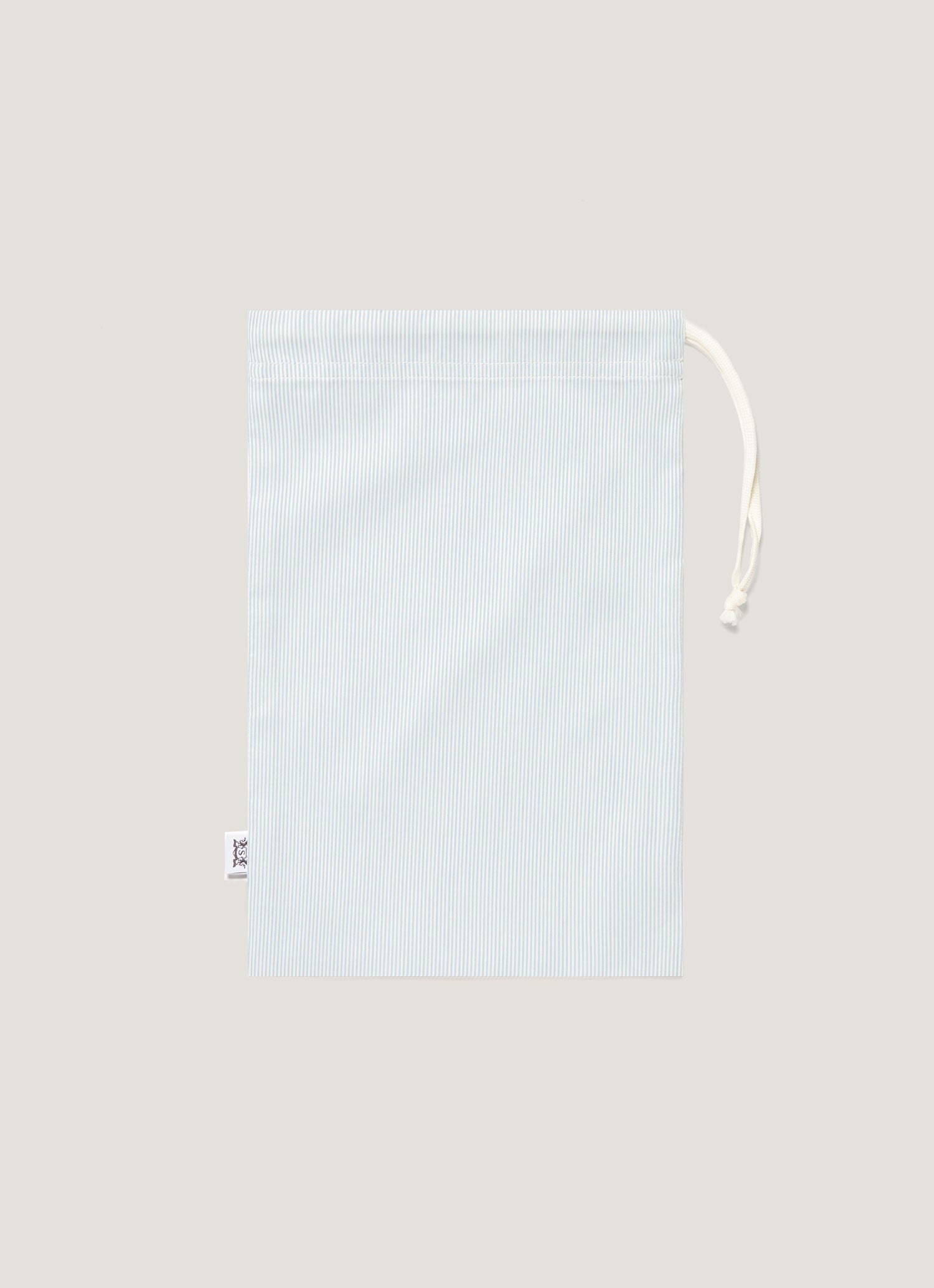 Men's Drawstring Swim Shorts in Sky Blue/White