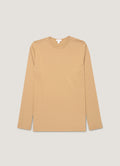 Men's Long Sleeve Classic T-shirt in Tan