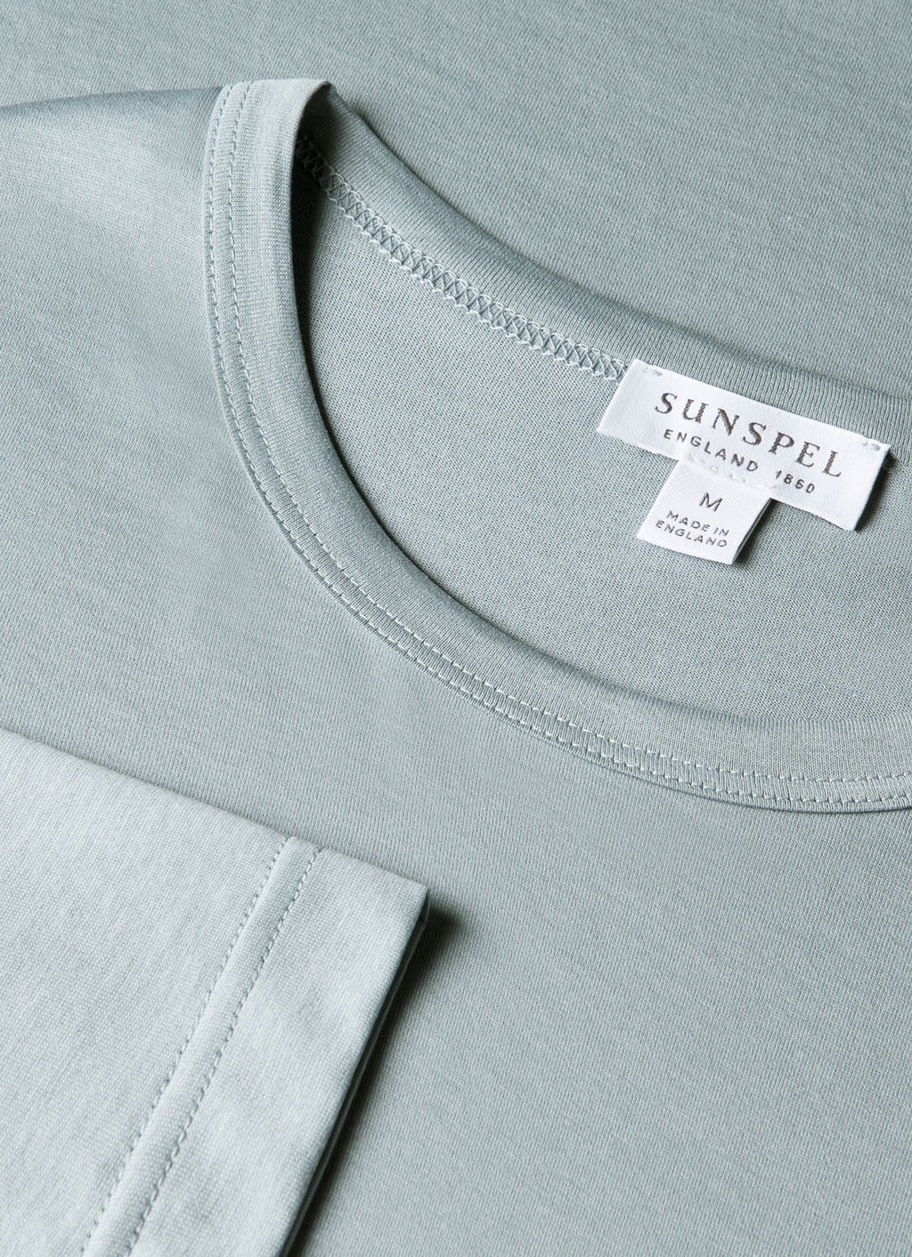 Men's Long Sleeve Classic T-shirt in Stone Blue