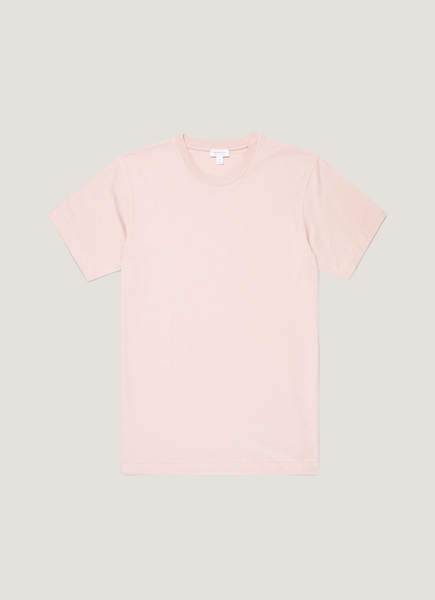Men's Riviera Midweight T-shirt in Pale Pink