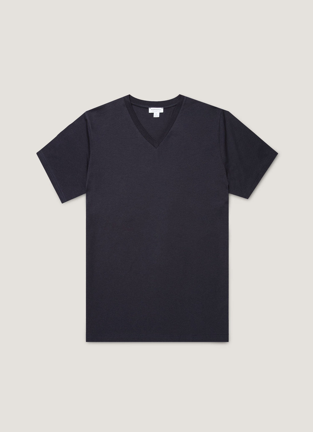 Men's Riviera Midweight V?neck T?shirt in Navy