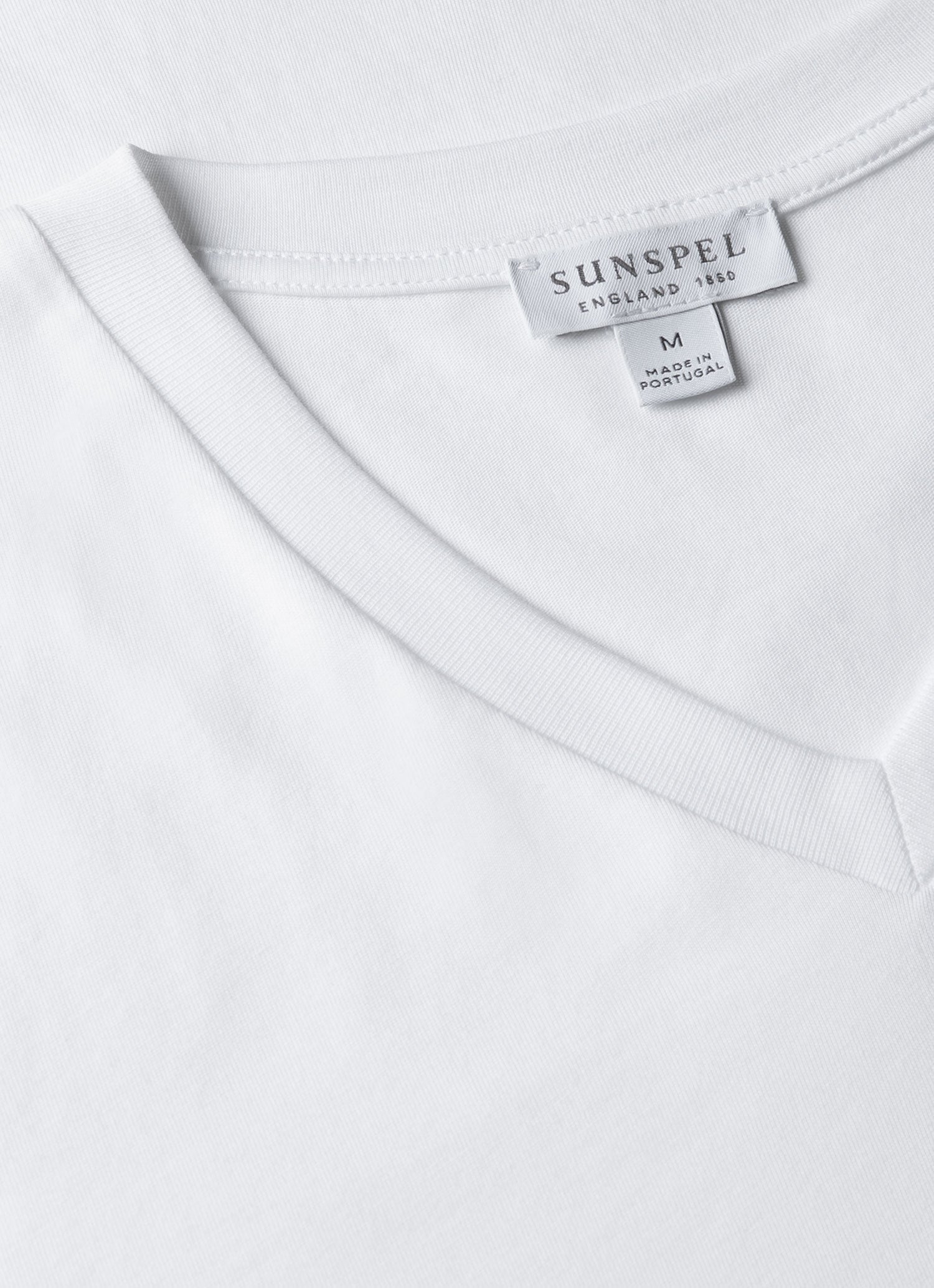 Men's Riviera Midweight V?neck T-shirt in White