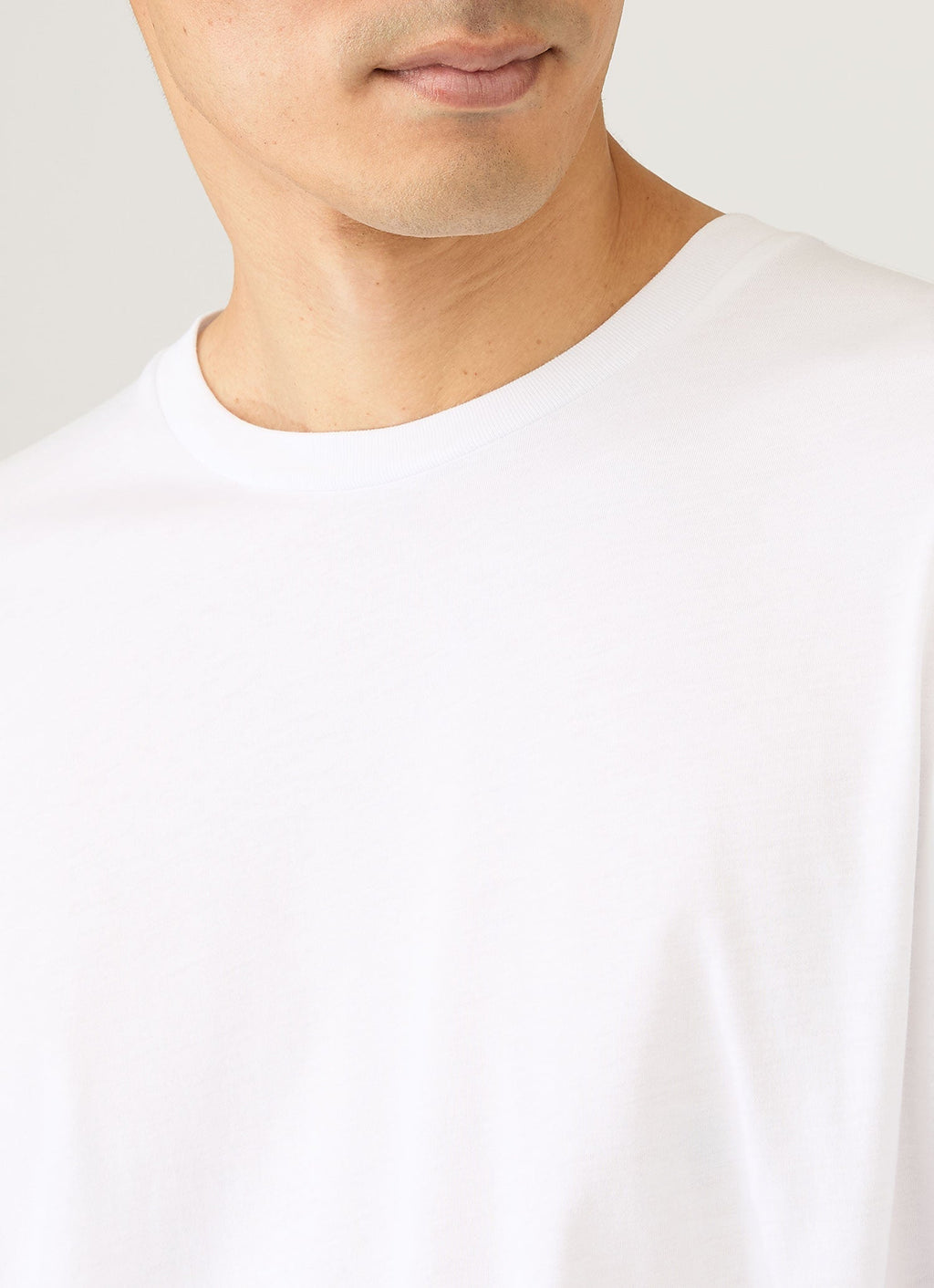 Men's Long Sleeve Riviera Midweight T?shirt in White