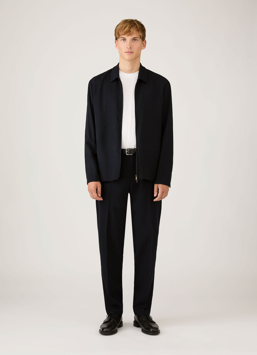 Men's Silk Cotton Cashmere T-shirt in White
